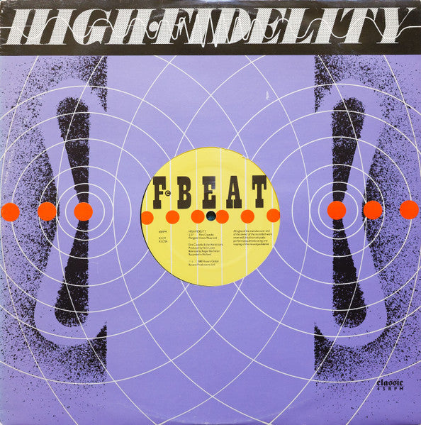 Elvis Costello & The Attractions - High Fidelity (Vinyl, 12", 45 RPM) Very Good Plus (VG+) / Very Good Plus (VG+)