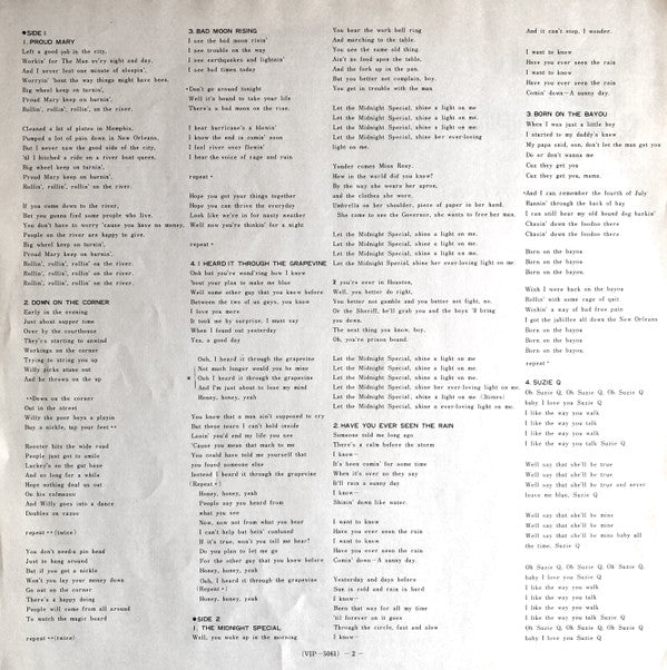 Creedence Clearwater Revival - Creedence Gold (Vinyl, LP, Compilation, Reissue) Very Good Plus (VG+) / Very Good (VG)