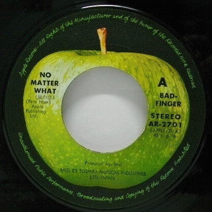 Badfinger - No Matter What (Vinyl, 7", Single)