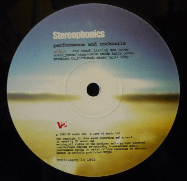 Stereophonics - Performance And Cocktails (Vinyl, LP, Album) Very Good (VG) / Very Good Plus (VG+)