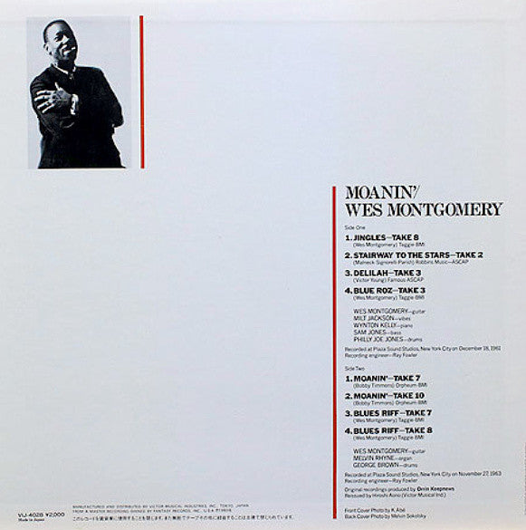 Wes Montgomery - Moanin' (Vinyl, LP, Stereo)