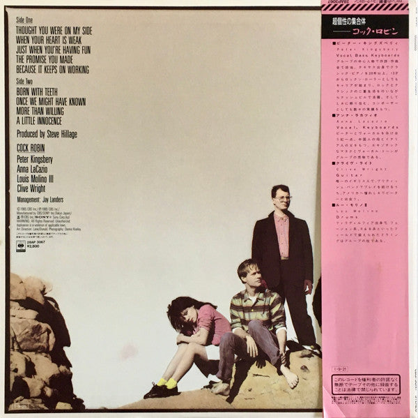 Cock Robin - Cock Robin (Vinyl, LP, Album) Very Good Plus (VG+) / Very Good (VG)