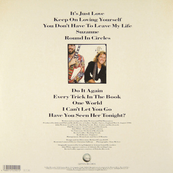 John Wetton - Wetton Manzanera (Vinyl, LP, Album) Very Good (VG) / Very Good Plus (VG+)