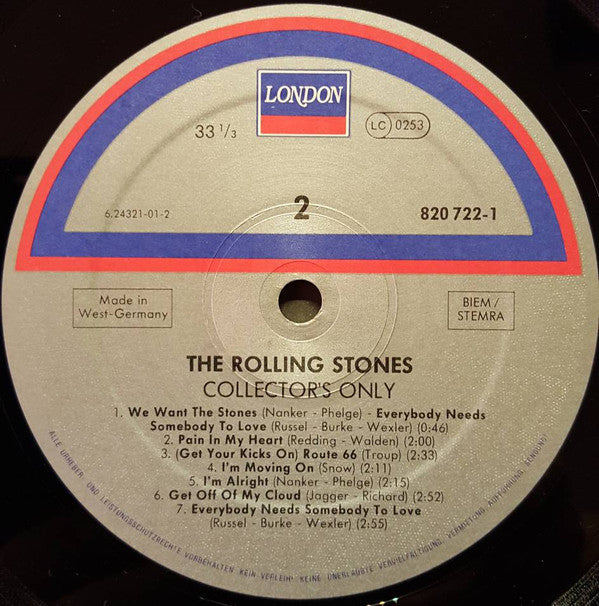 The Rolling Stones - Collector's Only (Vinyl, LP, Compilation, Reissue, Mono) Very Good Plus (VG+) / Very Good Plus (VG+)