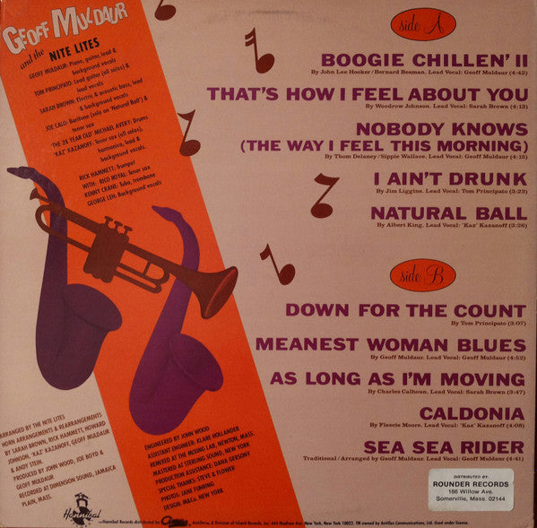 Geoff Muldaur - I Ain't Drunk (Vinyl, LP, Album, Stereo) Very Good (VG) / Very Good (VG)