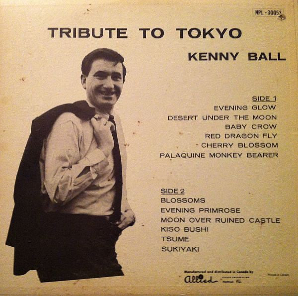 Kenny Ball And His Jazzmen - Tribute To Tokyo (Vinyl, LP, Album) Very Good Plus (VG+) / Very Good (VG)