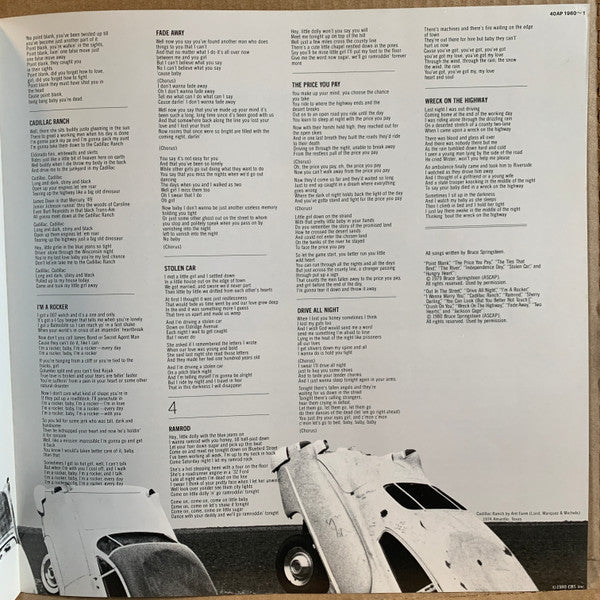 Bruce Springsteen - The River (Vinyl, LP, Album, Repress, Stereo)