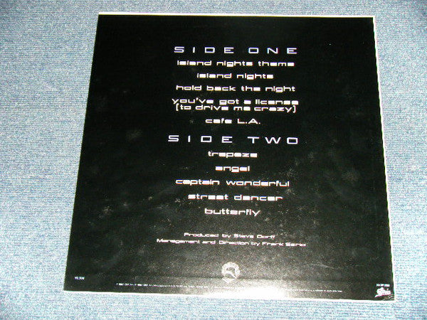 Tony Sciuto - Island Nights (Vinyl, LP, Album, Stereo) Very Good Plus (VG+) / Very Good Plus (VG+)
