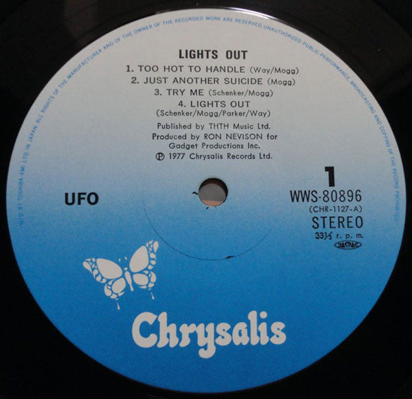 UFO (5) - Lights Out (Vinyl, LP, Album, Reissue, Repress) Very Good Plus (VG+) / Very Good (VG)