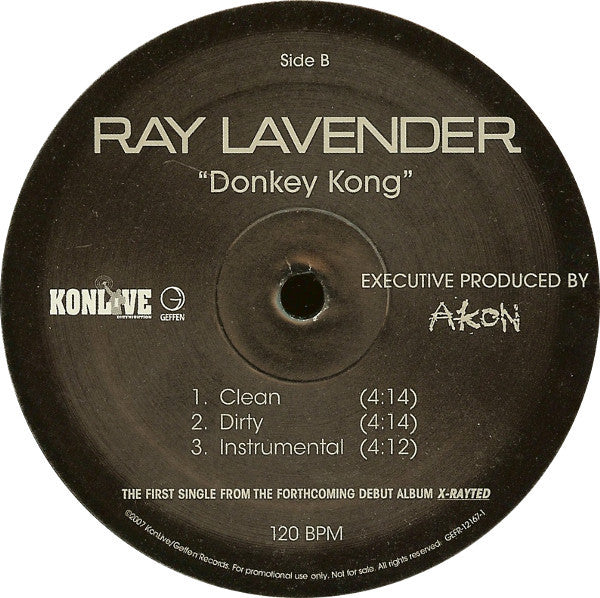 Ray Lavender - Donkey Kong (Vinyl, 12") Very Good (VG) / Very Good Plus (VG+)