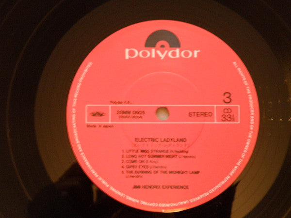 The Jimi Hendrix Experience - Electric Ladyland (2xVinyl, LP, Album, Reissue) Very Good Plus (VG+) / Very Good Plus (VG+)