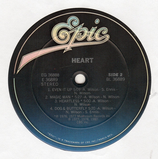 Heart - Greatest Hits / Live (2xVinyl, LP, Compilation, Reissue, Stereo) Very Good (VG) / Very Good (VG)