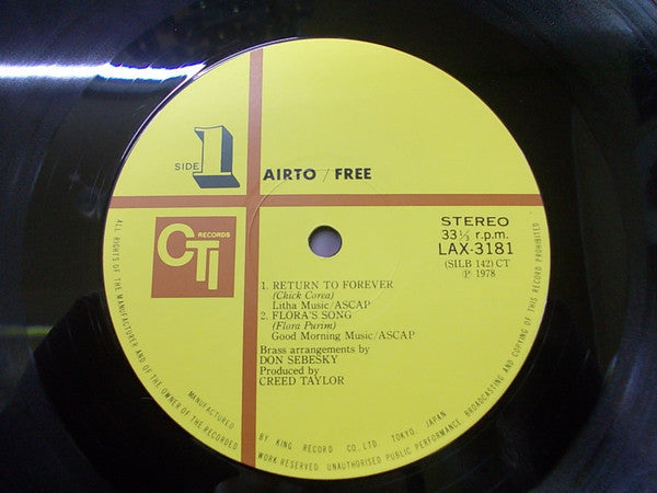 Airto Moreira - Free (Vinyl, LP, Album, Limited Edition, Reissue, S...