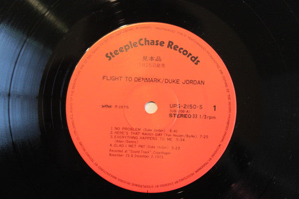 Duke Jordan - Flight To Denmark (Vinyl, LP, Album, Stereo)