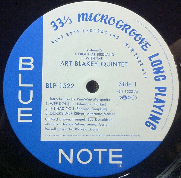 Art Blakey Quintet - A Night At Birdland Volume 2 (Vinyl, LP, Compi...