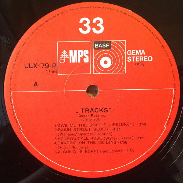 Oscar Peterson - Tracks (Vinyl, LP, Reissue) Good Plus (G+) / Very Good (VG)