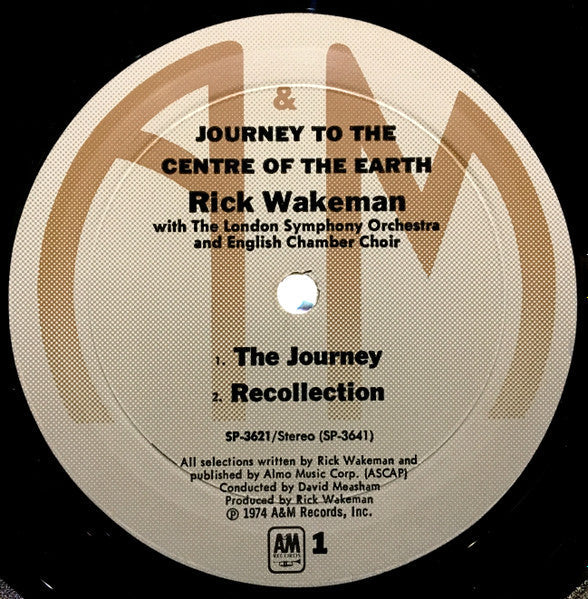 Rick Wakeman - Journey To The Centre Of The Earth (Vinyl, LP, Album, Repress, Stereo) Very Good Plus (VG+) / Very Good Plus (VG+)