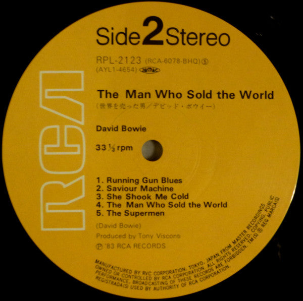 David Bowie - The Man Who Sold The World (Vinyl, LP, Album, Reissue, Stereo) Very Good Plus (VG+) / Near Mint (NM or M-)