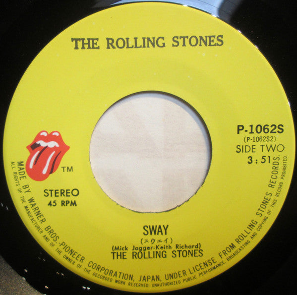 The Rolling Stones - Wild Horses (Vinyl, 7", 45 RPM) Very Good Plus (VG+) / Very Good Plus (VG+)