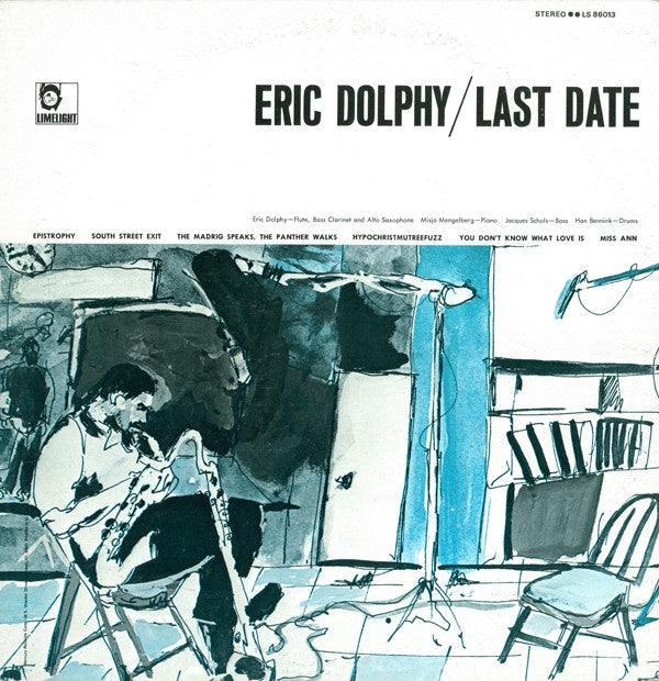 Eric Dolphy - Last Date (Vinyl, LP, Album, Reissue, Stereo) Very Good (VG) / Good Plus (G+)