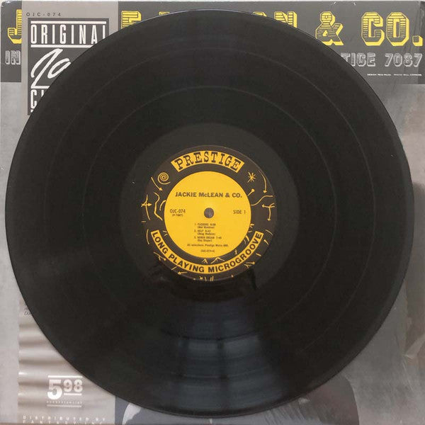 Jackie McLean - Jackie McLean & Co. (Vinyl, LP, Album, Reissue, Mono) Very Good (VG) / Very Good (VG)