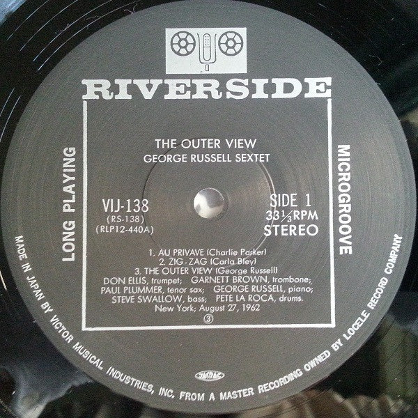 George Russell - The Outer View (Vinyl, LP, Album, Reissue, Stereo) Good Plus (G+) / Very Good (VG)