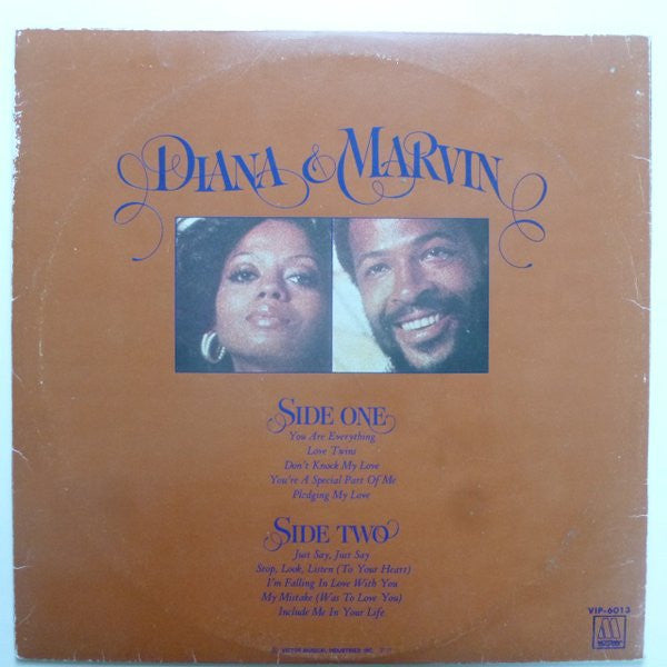 Diana Ross - Diana & Marvin (Vinyl, LP, Album, Reissue) Very Good Plus (VG+) / Very Good (VG)