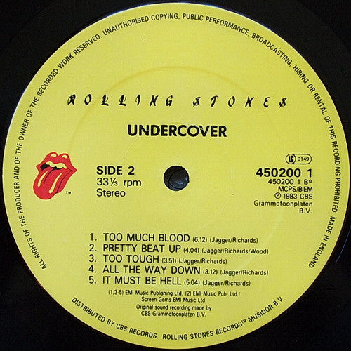 The Rolling Stones - Undercover (Vinyl, LP, Album, Reissue, Stereo) Very Good (VG) / Very Good (VG)