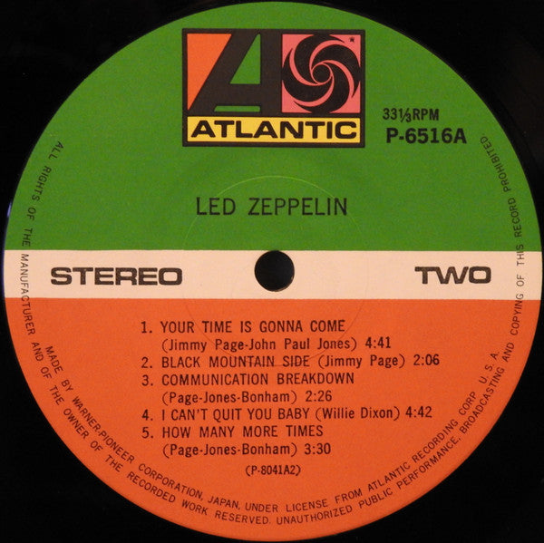 Led Zeppelin - Led Zeppelin I = Led Zeppelin (Vinyl, LP, Album, Limited Edition, Reissue) Very Good (VG) / Very Good (VG)