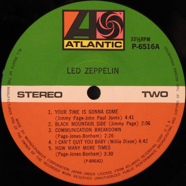 Led Zeppelin - レッド・ツェッペリン I = Led Zeppelin (Vinyl, LP, Album, Limit...
