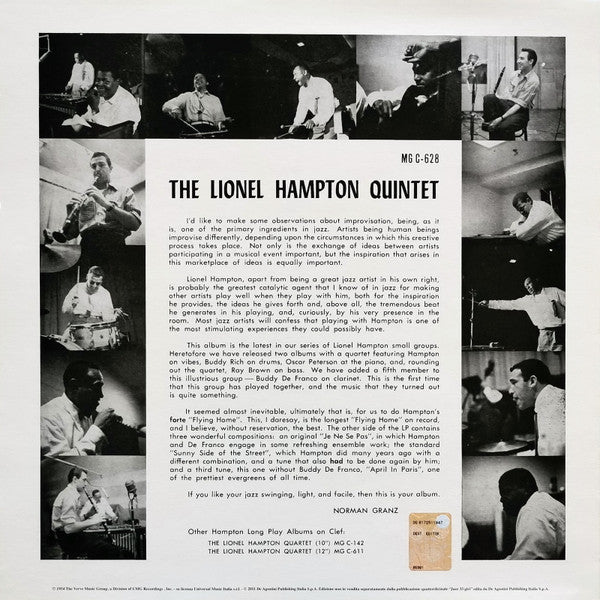 Lionel Hampton Quintet - The Lionel Hampton Quintet (Vinyl, LP, Alb...