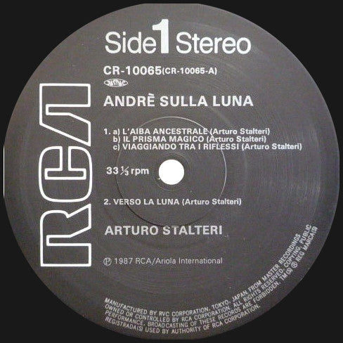 Arturo Stalteri - Andrè Sulla Luna (Vinyl, LP, Album, Reissue) Very Good Plus (VG+) / Very Good Plus (VG+)