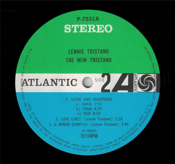 Lennie Tristano - The New Tristano (Vinyl, LP, Album, Reissue, Stereo)