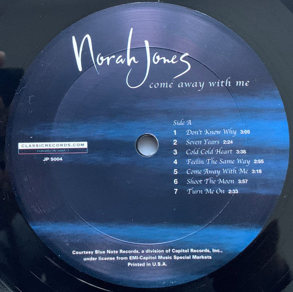 Norah Jones - Come Away With Me (Vinyl, LP, Album) Near Mint (NM or M-) / Near Mint (NM or M-)