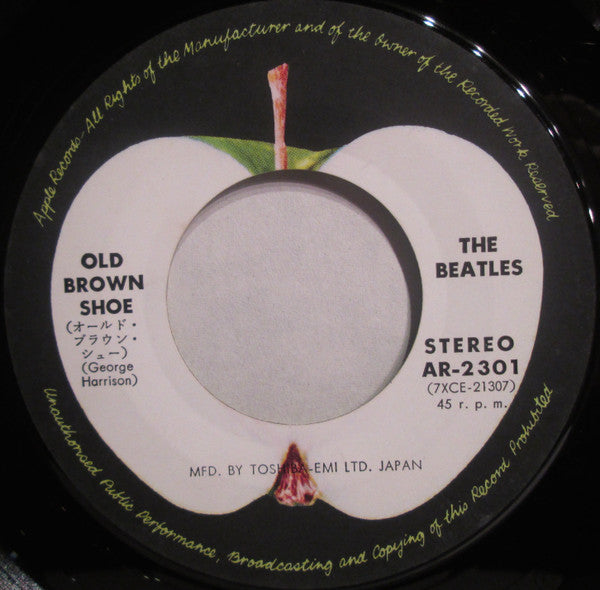 The Beatles - ジョンとヨーコのバラード = The Ballad Of John And Yoko / オールド・ブラウン・シュー = Old Brown Shoe (Vinyl, 7", 45 RPM, Single, Reissue, Stereo) Very Good Plus (VG+) / Very Good Plus (VG+)
