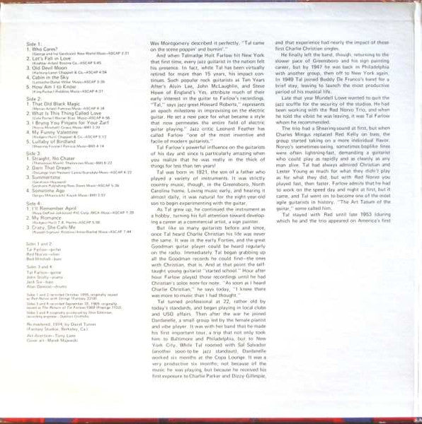 Tal Farlow - Guitar Player (2xVinyl, LP, Compilation) Very Good (VG) / Very Good Plus (VG+)