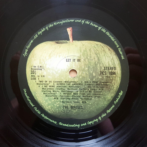 The Beatles - Let It Be (Vinyl, LP, Album, Reissue) Very Good Plus (VG+) / Very Good (VG)