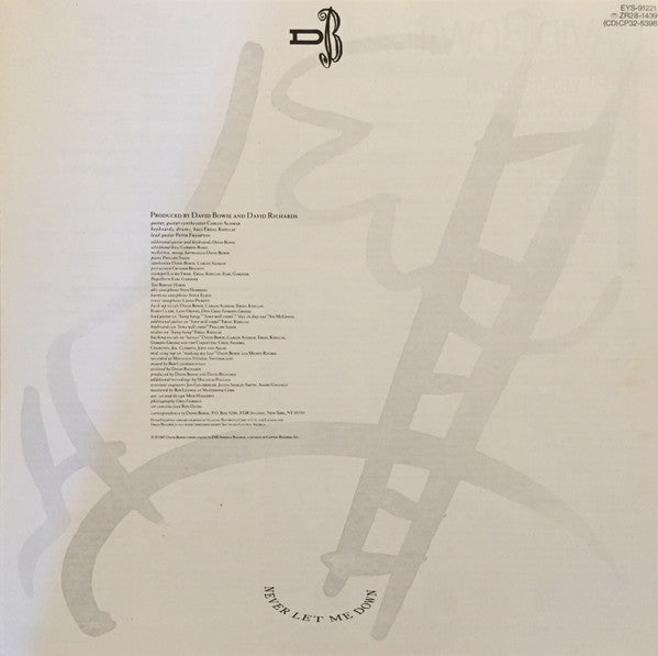 David Bowie - Never Let Me Down (Vinyl, LP, Album)