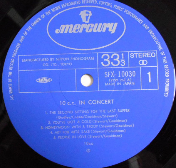10cc - Live And Let Live (2xVinyl, LP, Album, Stereo) Very Good Plus (VG+) / Very Good (VG)
