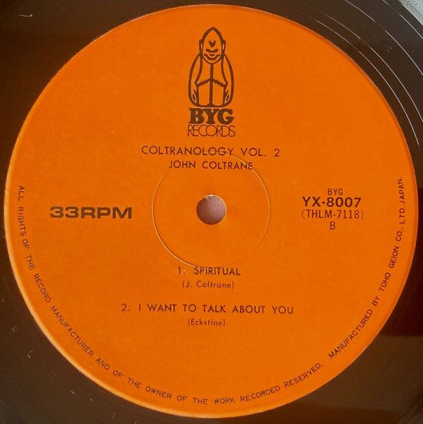 John Coltrane - Coltranology Vol. 2 = コルトレイノラジー Vol. 2 (Vinyl, LP, ...