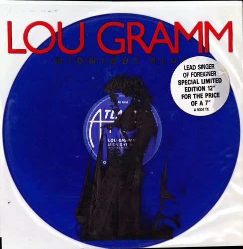 Lou Gramm - Midnight Blue (Vinyl, 12", 45 RPM, Limited Edition) Very Good Plus (VG+) / No Cover