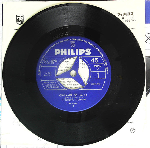The Tonics - Ob-La-Di, Ob-La-Da (Vinyl, 7", Single, Mono) Very Good Plus (VG+) / Very Good Plus (VG+)