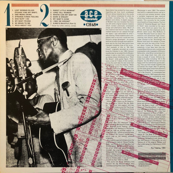 Elmore James - King Of The Slide Guitar (Vinyl, LP, Mono) Very Good Plus (VG+) / Very Good (VG)