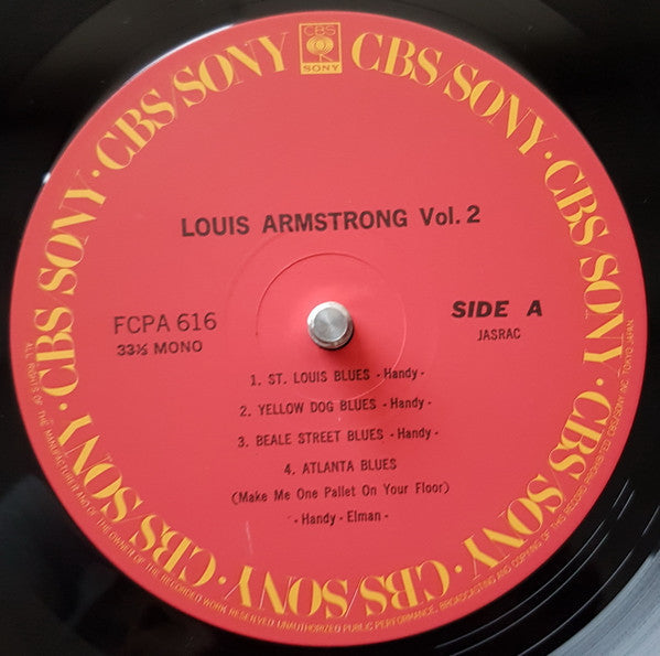 Louis Armstrong - Louis Armstrong Vol. 2 (Vinyl, LP, Compilation, Club Edition, Mono) Near Mint (NM or M-) / Very Good Plus (VG+)