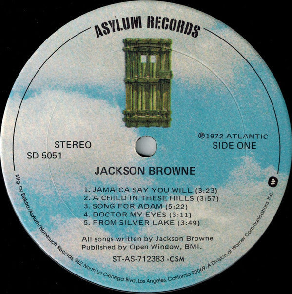 Jackson Browne - Jackson Browne (Vinyl, LP, Album, Reissue) Very Good (VG) / Very Good Plus (VG+)