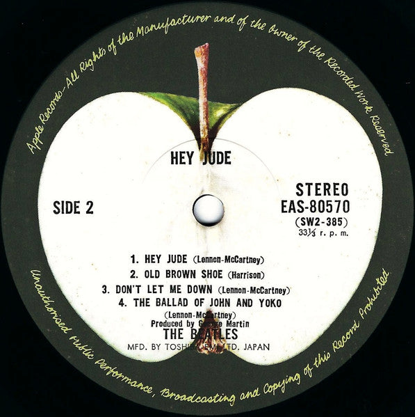 The Beatles - Hey Jude = ヘイ・ジュード (Vinyl, LP, Compilation, Stereo, R...