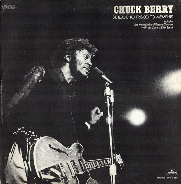Chuck Berry - St. Louie To Frisco To Memphis (2xVinyl, LP, Compilation) Very Good Plus (VG+) / Good Plus (G+)