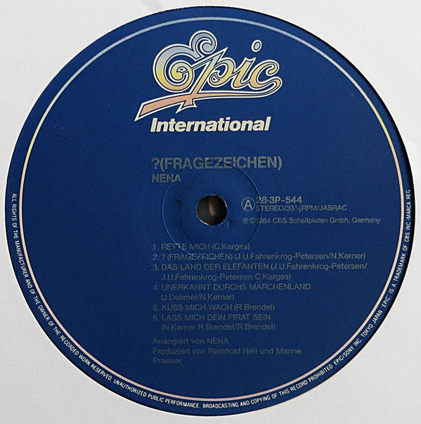 Nena - ? (Fragezeichen) (Vinyl, LP, Album)