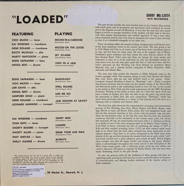 Various - Loaded (Vinyl, LP, Compilation, Reissue, Mono) Near Mint (NM or M-) / Very Good Plus (VG+)