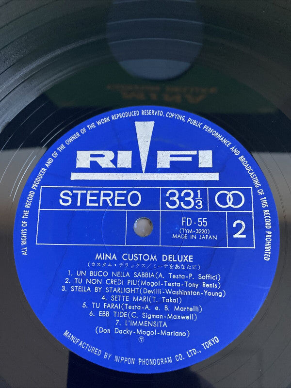 Mina (3) - Mina Custom Deluxe (Vinyl, LP, Compilation) Very Good (VG) / Very Good (VG)